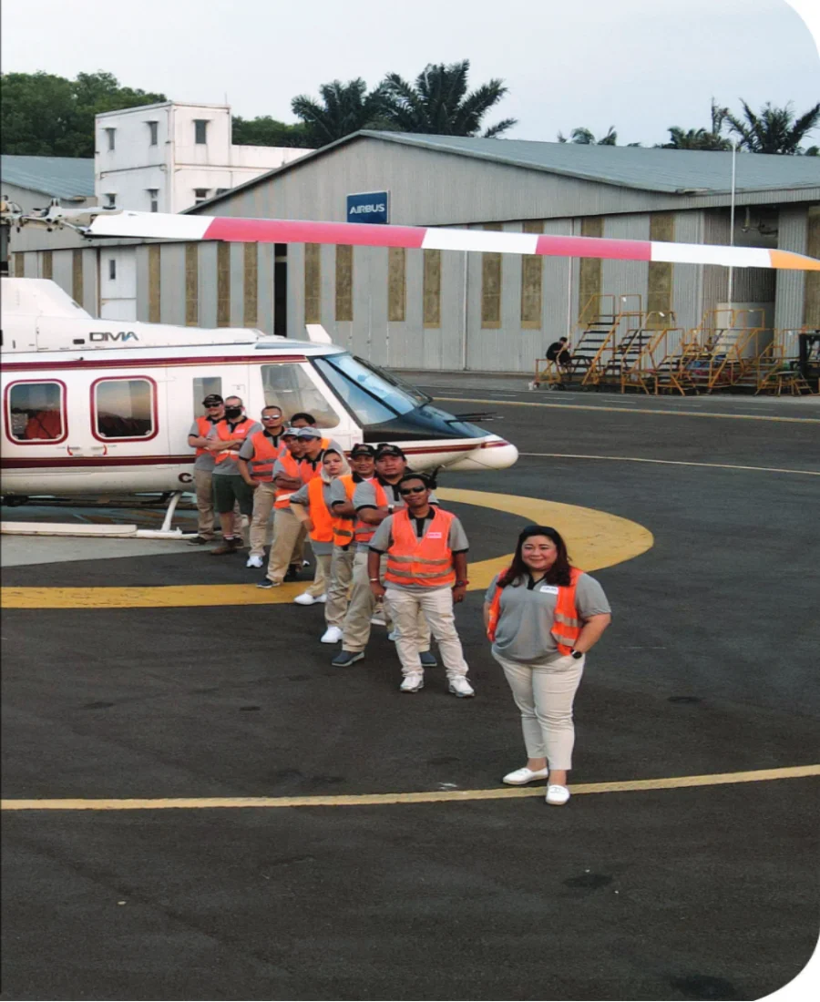 Pesawat operasional PT Dwi Muda Angkasa