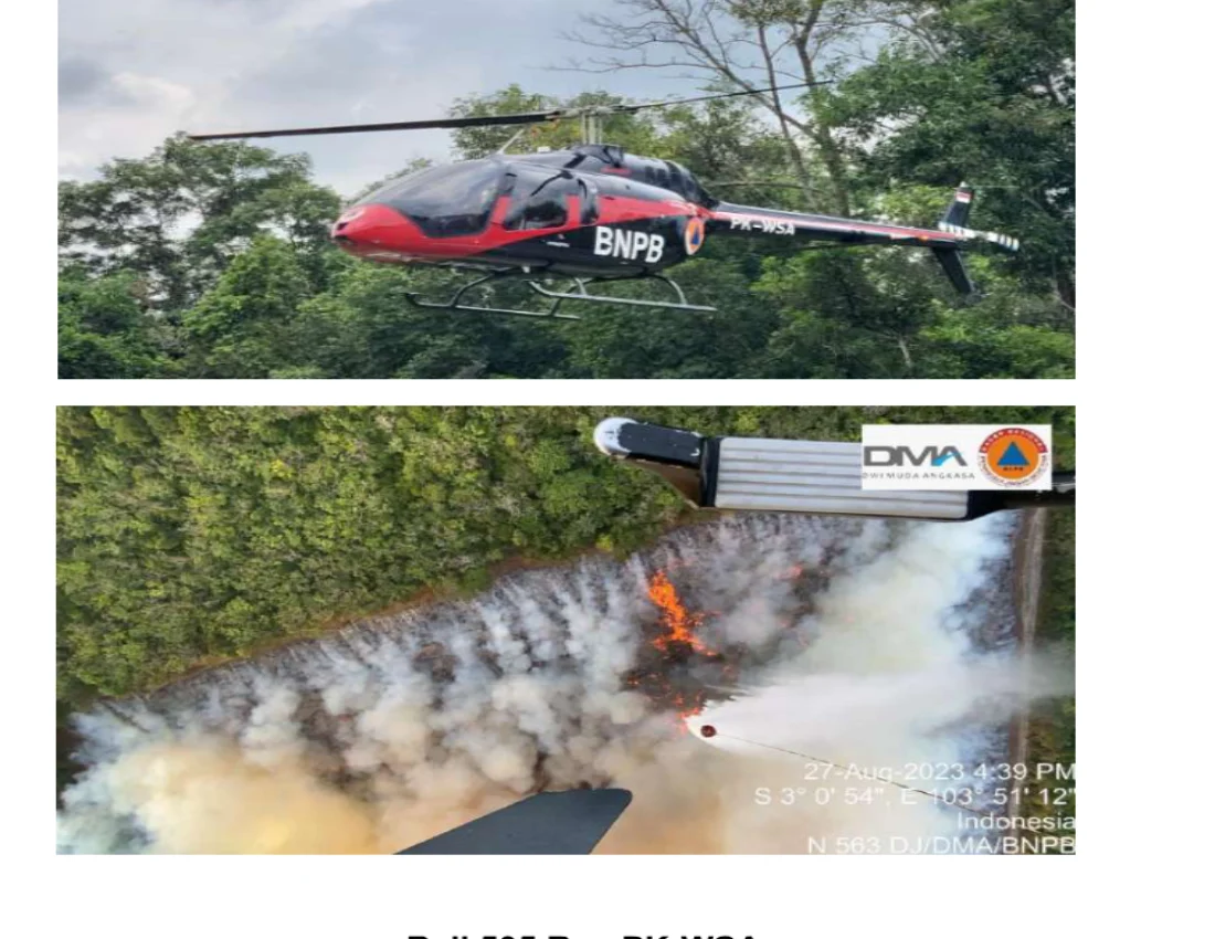 Rekam Operasi Water Bombing 2023
