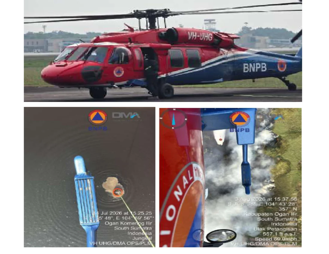 Operasi water bombing DMA
