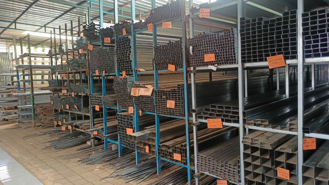 Rak stok besi dan hollow TB Ara Jaya