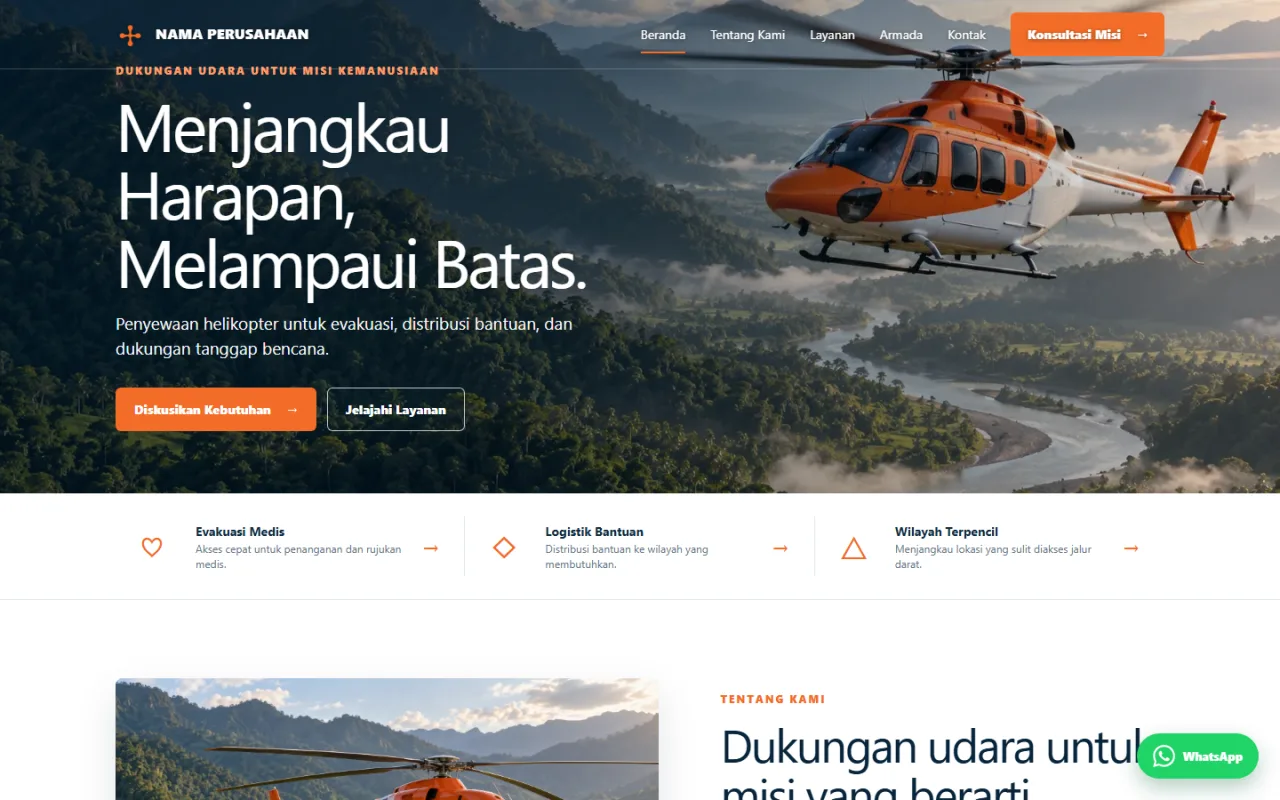 Preview website Compro